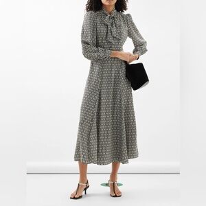 Cefinn The Elspeth crepe midi dress